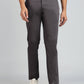 Dark Grey Solid Super Slim Fit Casual Trouser | Greenfibre