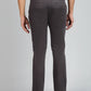 Dark Grey Solid Super Slim Fit Casual Trouser | Greenfibre