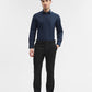 Teal Solid Slim Fit Party Wear Shirt | Greenfibre