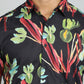 Black Printed Slim Fit Casual Shirt | JadeBlue