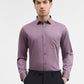 Purple Solid Slim Fit Formal Shirt | Greenfibre