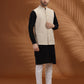 Cream Solid Waist Coat | Greenfibre