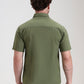 Pista Green Solid Slim Fit Casual Shirt | Greenfibre