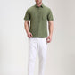 Pista Green Solid Slim Fit Casual Shirt | Greenfibre