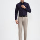 Navy Blue & Maroon Striped Slim Fit Formal Shirt | Greenfibre