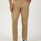 Khaki Solid Neo Fit Casual Trouser | Greenfibre