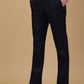 Navy Blue Solid Slim Fit Formal Trouser | Greenfibre