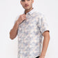 Voilet Printed Slim Fit Casual Shirt | Greenfibre
