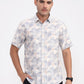 Voilet Printed Slim Fit Casual Shirt | Greenfibre