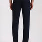 Navy Blue Solid Neo Fit Casual Trouser | Greenfibre