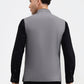 Dark Grey Solid Regular Fit Waistcoat  | Greenfibre