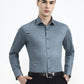 Green Printed Slim Fit Party Wear Shirt | Greenfibre