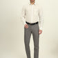 Cream & Brown Checked Regular Fit Formal Shirt | JadeBlue