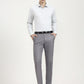 Pista Grey Checked Regular Fit Formal Shirt | Greenfibre