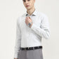 Pista Grey Checked Regular Fit Formal Shirt | Greenfibre
