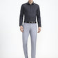 Navy Blue Printed Slim Fit Party Wear Shirt | Greenfibre