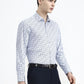 White Printed Slim Fit Party Wear Shirt | Greenfibre