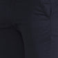 Navy Blue Solid Super Slim Fit Casual Trouser | Greenfibre