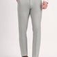 Pista Grey Solid Slim Fit Formal Trouser | Greenfibre