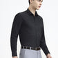 Black Printed Slim Fit Party Wear Shirt | Greenfibre