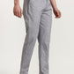Grey Striped Slim Fit Track Pant | Greenfibre