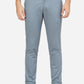 Teal Blue Solid Neo Fit Casual Trouser | Greenfibre