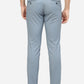 Teal Blue Solid Neo Fit Casual Trouser | Greenfibre