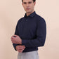 Blue Checked Slim Fit Formal Shirt | Greenfibre