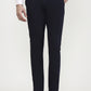 Navy Blue Solid Slim Fit Club Wear Trouser | Greenfibre