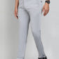 Grey Solid Slim Fit Club Wear Trouser | Greenfibre