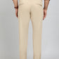Khaki Solid Slim Fit Club Wear Trouser | Greenfibre