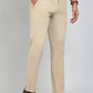 Khaki Solid Slim Fit Club Wear Trouser | Greenfibre