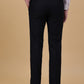 Navy Blue Solid Slim Fit Formal Trouser | Greenfibre