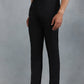 Coffee Brown Solid Super Slim Fit Formal Trouser | Greenfibre