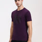 Wine Printed Slim Fit T-Shirt | Greenfibre