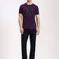 Wine Solid Slim Fit T-Shirt | Greenfibre