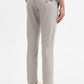 Light Grey Solid Super Slim Fit Casual Trouser | Greenfibre