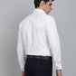 White Printed Slim Fit Party Wear Shirt | Greenfibre