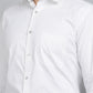 White Printed Slim Fit Party Wear Shirt | Greenfibre