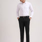 Green Solid Slim Fit Formal Trouser | Greenfibre
