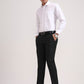 Green Solid Slim Fit Formal Trouser | Greenfibre