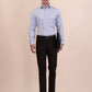 Blue Checked Regular Fit Formal Shirt | Greenfibre