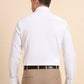 White Solid Slim Fit Party Wear Shirt | Greenfibre