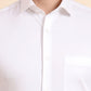 White Solid Slim Fit Party Wear Shirt | Greenfibre