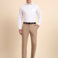 White Solid Slim Fit Party Wear Shirt | Greenfibre