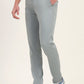Light Green Solid Slim Fit Casual Trouser | Greenfibre