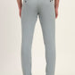 Light Green Solid Slim Fit Casual Trouser | Greenfibre