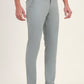 Light Green Solid Slim Fit Casual Trouser | Greenfibre