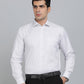 White Checked Regular Fit Formal Shirt | Greenfibre