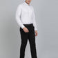 White Checked Regular Fit Formal Shirt | Greenfibre